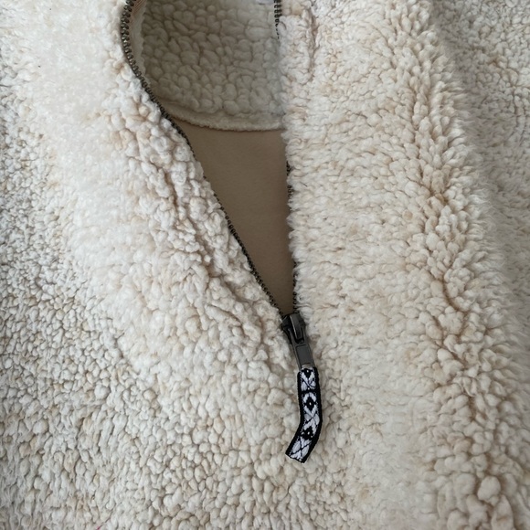 Half Zip Up Fleece Sweater - Picture 2 of 4